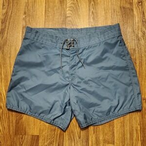 Birdwell Beach Britches Shorts Men 37‎ Blue Swim Trunks Board Shorts Surfing